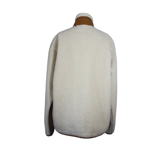 Orvis Stowe Sherpa Jacket Men’s Size Medium Faux Shearling Fleece Zip Front‎ - Picture 3 of 15